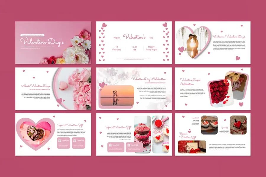 Valentine Days - PowerPoint Template - Image 4