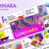 Luminara - Art Gallery Keynote template
