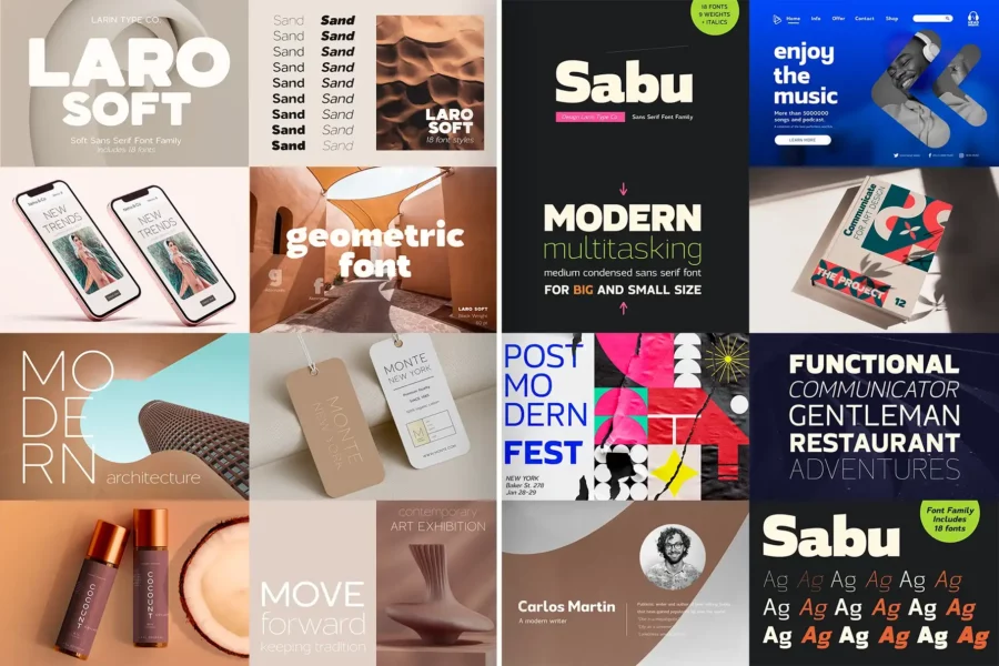 The Modern Font Bundle Vol.3 - Image 6