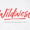 Wildwest - single font