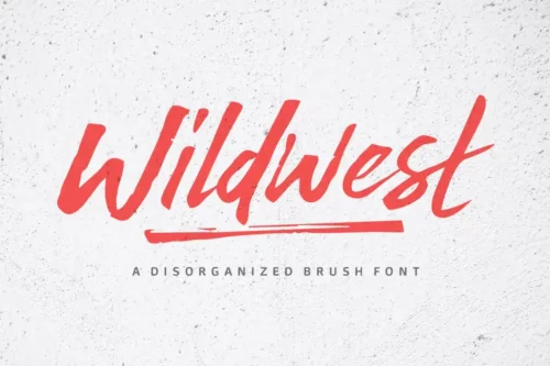 Wildwest - single font