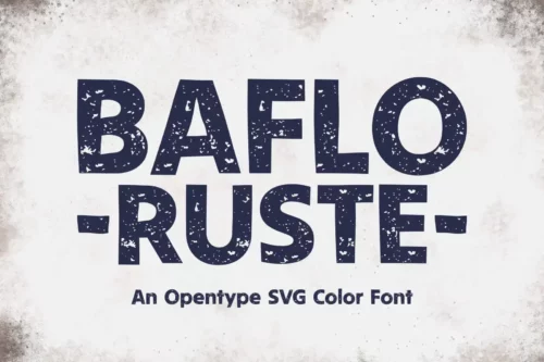 Baflo Ruste font