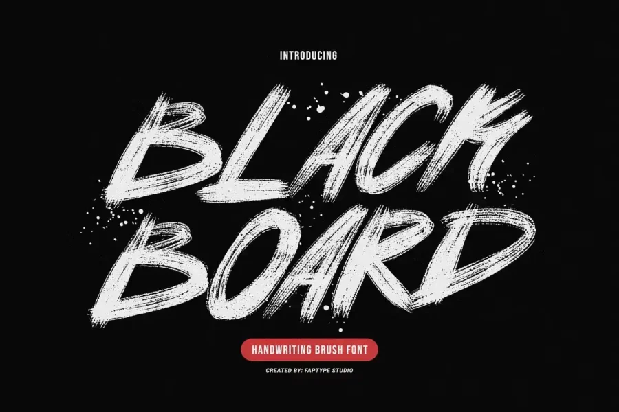 Blackboard font