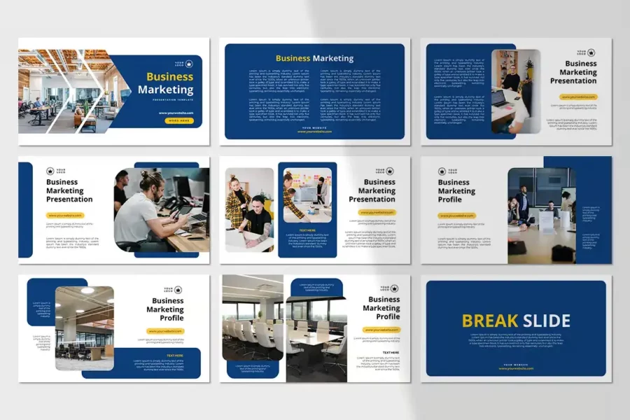 Business Marketing - PowerPoint Template - Image 3