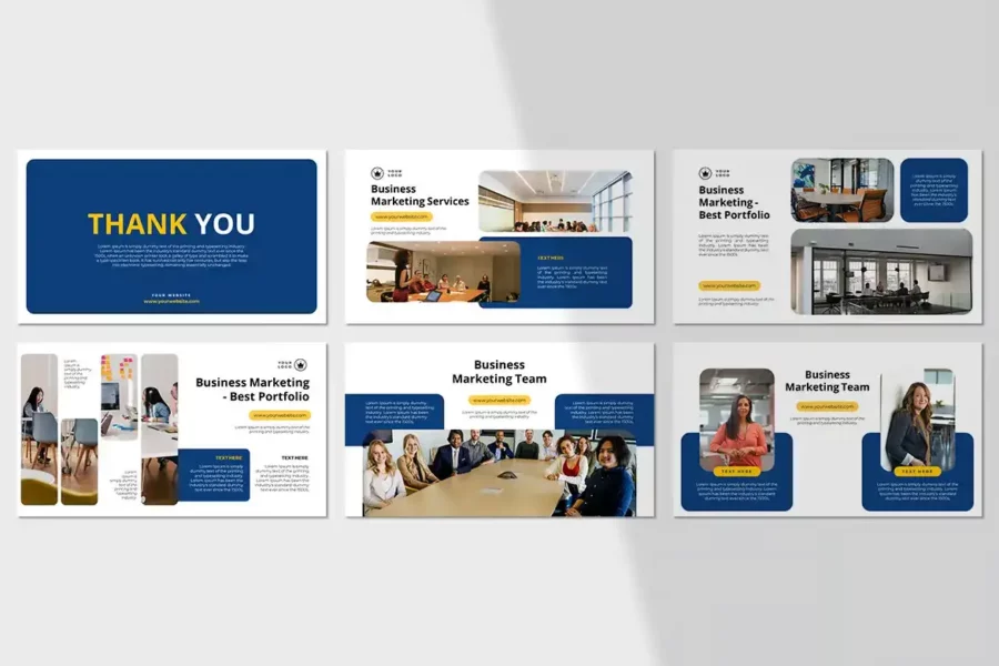 Business Marketing - PowerPoint Template - Image 4