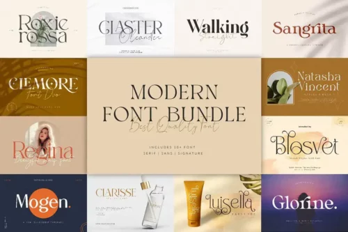 Modern Font Bundles