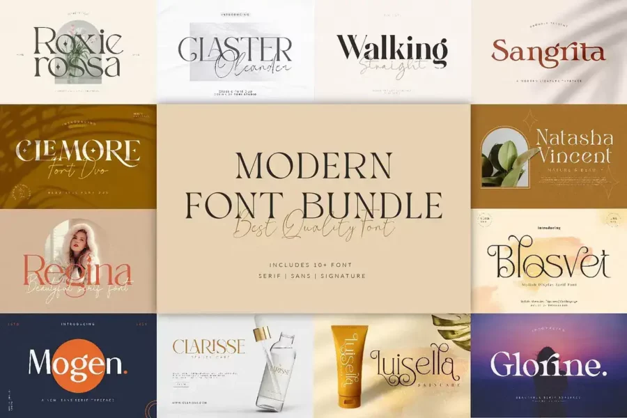 Modern Font Bundles