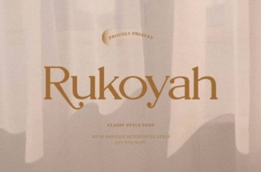 Rukoyah Font