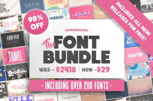 HUGE Font Bundle