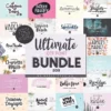 Ultimate OTF Font Bundle