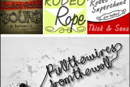 Rope Fonts Bundle