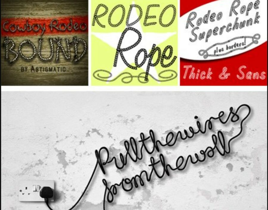 Rope Fonts Bundle