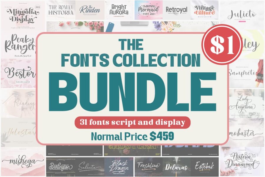 Fonts Collection Bundle