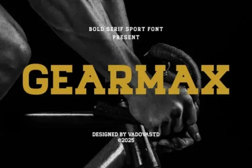 Gearmax Serif Font