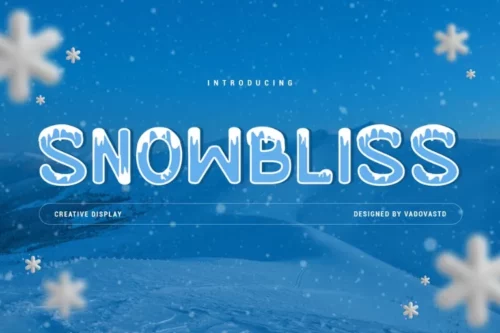 Snowbliss Creative Display Font